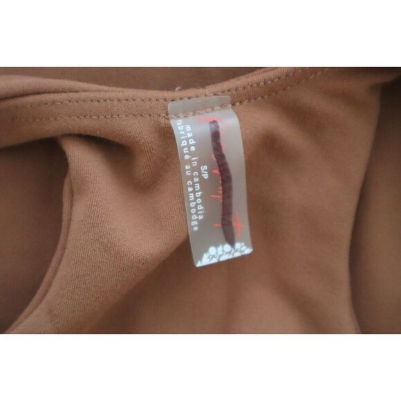 FP Movement OB1980390 Women's Sz S Clay Brown Never Better One Piece Runsie - Picture 4 of 9